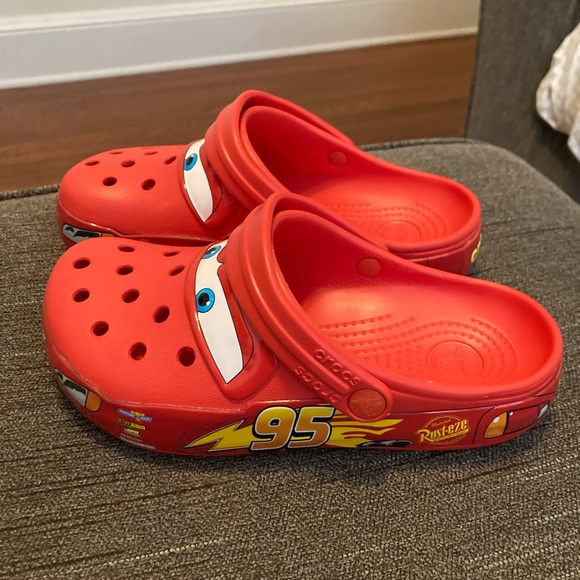 CROCS Shoes Crocs Adult Lightning Mcqueen Light Up Clogs Poshmark